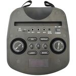 6606 - Cassa acustica ricaricabile 2x6" Bluetooth USB/Scheda SD con luci LED - Casse Acustiche