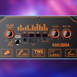 KK-8302 - Cassa acustica 3x8" 40W Bluetooth/Scheda SD/USB con telecomando e microfono - Casse Acustiche