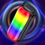 F2650 - Altoparlante Bluetooth 2x5W Radio FM/USB/SD nero KK-3204 - Speaker Bluetooth