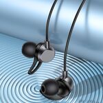 F2830 - Cuffie auricolari con microfono 1.2m nere KSC-705 - Cuffie Auricolari