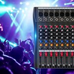 E6100 - Mixer professionale 12 canali effetti DSP con Bluetooth/USB - Mixer