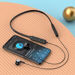 F2790 - Cuffie auricolari da collo Bluetooth nere KSC-730 - Cuffie Auricolari