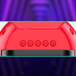 F2645 - Altoparlante Bluetooth 2x5W Radio FM/USB/SD rosso KK-3204 - Speaker Bluetooth