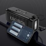 F2520 - Altoparlante Bluetooth ingressi AUX/USB/Scheda SD Radio FM nero KSC-606 - Speaker Bluetooth