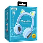 F4295 - Cuffie ad archetto bluetooth blu JD012 - Cuffie