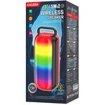 F2645 - Altoparlante Bluetooth 2x5W Radio FM/USB/SD rosso KK-3204 - Speaker Bluetooth