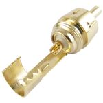 B9056 - Connettore RCA maschio contatti placcati oro - Connettori e Adattatori