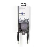 ND4890 - Cavo Audio Stereo | 2x Maschio da 6,35 mm - Maschio da 3,5 mm | 5,0 m | Grigio - Cavi Audio Video