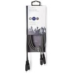 ND1453 - Cavo audio stereo 2xRCA maschio-maschio 1.5m - Cavi Audio Video