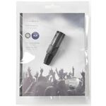 ND4894 - Connettore XLR 3-Pin Maschio nichelato Diametro ingresso cavo 5mm Nero - Connettori e Adattatori