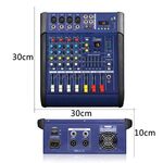 E9060 - Mixer professionale 4 canali 250W x 2 con Bluetooth/USB/SD/MMC - Mixer