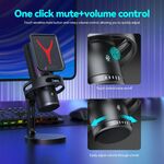 E9120 - Microfono per streaming da gioco RGB USB/Type C GM7 - Microfoni