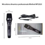 MIC572 - Microfono dinamico professionale Winford WF2025 - Microfoni