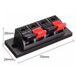 E5020 - Morsetti per casse acustiche 4 Poli - Ricambi