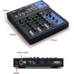 E9100 - Mixer professionale 4 canali con Bluetooth/USB - Mixer