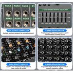 E5008 - Mixer professionale 18 canali 99 effetti DSP con Bluetooth/USB - Mixer