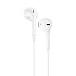 F2420 - Cuffie auricolari con microfono 1.2m jack audio 3.5mm bianche JD008 - Cuffie Auricolari