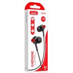 F4125 - Cuffie auricolari con microfono 1.2m nere JD004 - Cuffie Auricolari