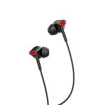 F4125 - Cuffie auricolari con microfono 1.2m nere JD004 - Cuffie Auricolari