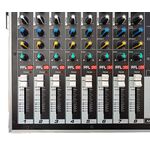 E9150 - Mixer Audio Professionale 8 Canali 850W con Effetti DSP, USB/SD, EQ Grafico e Flight Case - Mixer