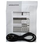 E9150 - Mixer Audio Professionale 8 Canali 850W con Effetti DSP, USB/SD, EQ Grafico e Flight Case - Mixer