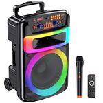 KK-12101 - Cassa acustica portatile ricaricabile trolley 12" 40W Luce LED Bluetooth TWS/SD/USB KK-12101 - Casse Acustiche