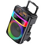 KK-12101 - Cassa acustica portatile ricaricabile trolley 12" 40W Luce LED Bluetooth TWS/SD/USB KK-12101 - Casse Acustiche