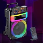 KK-12101 - Cassa acustica portatile ricaricabile trolley 12" 40W Luce LED Bluetooth TWS/SD/USB KK-12101 - Casse Acustiche