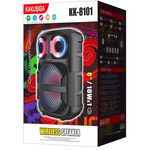 KK-8101 - Cassa acustica ricaricabile 8" 10W luci LED Bluetooth/FM/USB KK-8101 - Casse Acustiche