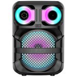 KK-8101 - Cassa acustica ricaricabile 8" 10W luci LED Bluetooth/FM/USB KK-8101 - Casse Acustiche
