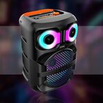 KK-8101 - Cassa acustica ricaricabile 8" 10W luci LED Bluetooth/FM/USB KK-8101 - Casse Acustiche