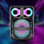 KK-8101 - Cassa acustica ricaricabile 8" 10W luci LED Bluetooth/FM/USB KK-8101 - Casse Acustiche