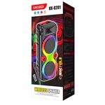 KK-8201 - Cassa acustica portatile ricaricabile 2x8" 30W Luce LED Bluetooth TWS/SD/USB KK-8201 - Casse Acustiche