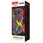 KK-8201 - Cassa acustica portatile ricaricabile 2x8" 30W Luce LED Bluetooth TWS/SD/USB KK-8201 - Casse Acustiche