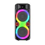 KK-8201 - Cassa acustica portatile ricaricabile 2x8" 30W Luce LED Bluetooth TWS/SD/USB KK-8201 - Casse Acustiche