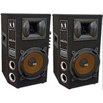 LM08 - Coppia casse  acustiche 8" 200W USB/SD/Bluetooth - Casse Acustiche