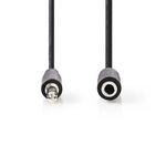ND3566 - Cavo Audio Stereo Maschio da 3,5mm-Femmina da 3,5 mm 3m Nero - Cavi Audio Video