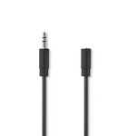 ND3566 - Cavo Audio Stereo Maschio da 3,5mm-Femmina da 3,5 mm 3m Nero - Cavi Audio Video