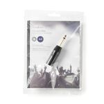 ND3808 - Adattatore XLR Mono Maschio a 3 pin XLR-Maschio da 6,35mm - Connettori e Adattatori