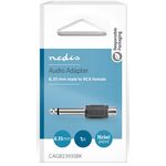 ND3946 - Adattatore audio mono 6,35 mm maschio - RCA femmina - Connettori e Adattatori