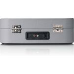 ND4302 - Giradischi retrò Bluetooth/USB con altoparlanti integrati grigio 33/45/78rpm - Giradischi