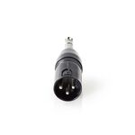 ND4566 - Adattatore XLR Stereo Maschio a 3 pin XLR-Maschio da 6,35mm - Connettori e Adattatori