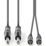 ND9554 - Cavo audio stereo 2x 6,35 mm maschio - 2x maschio RCA 5m - Cavi Audio Video