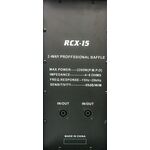 RCX-15 - Cassa acustica professionale 2200W 4~8 OHMS 2 vie RCX-15 - Casse Acustiche