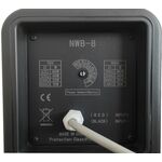 W286 - Cassa acustica nera da parete 2 vie 8" 80W 70/100V - Casse Acustiche