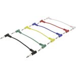 WB1580 - Cavo Mono-Audio 6.35mm Maschio 15cm 6 pezzi vari colori - Cavi Audio Video