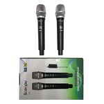 MIC576 - Coppia di microfoni Wireless ricaricabili UHF L-2 - Microfoni