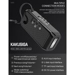 F2520 - Altoparlante Bluetooth ingressi AUX/USB/Scheda SD Radio FM nero KSC-606 - Speaker Bluetooth