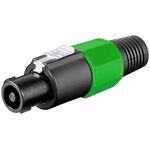 E9070 - Connettore speakon 4 poli verde - Connettori e Adattatori