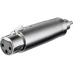 01518 - Adattatore da XLR femmina a RCA maschio - Connettori e Adattatori
